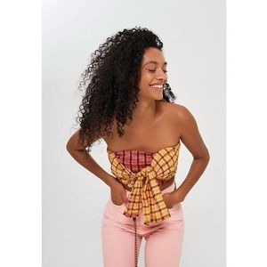 free people // salty waters bandeau top nwot